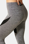 Zelocity Quick Dry Gym Leggings - Anthracite Melange — thumbnail 5